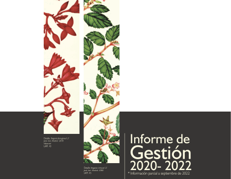 Portada informe de gestión 2020 - 2022